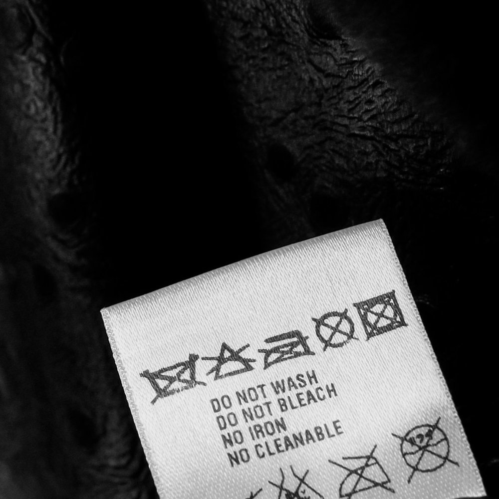*SOLD* Escada Black Mink Collar Trench Coat - Picture 16 of 16
